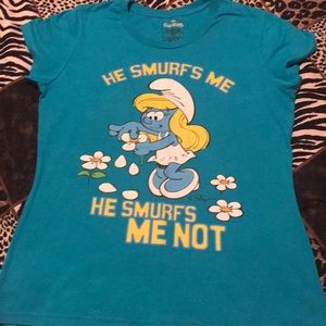 smurf xxl shirt (used)